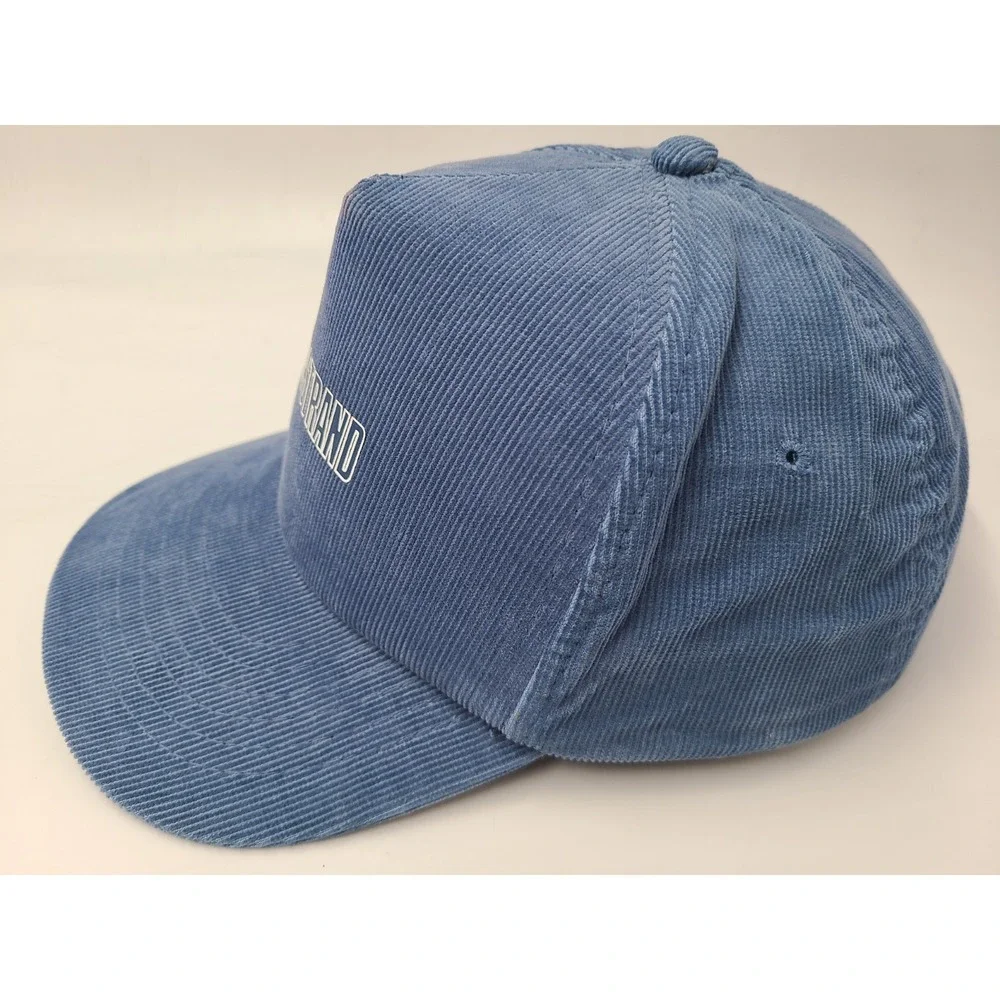 Sundstrand Corduroy Snapback Hat Cap‎ Aerospace Hydraulics Pumps Men Women Blue